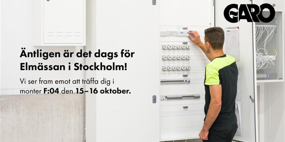 Meet GARO at Elmässan 2025! 