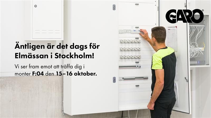 Meet GARO at Elmässan 2025! 