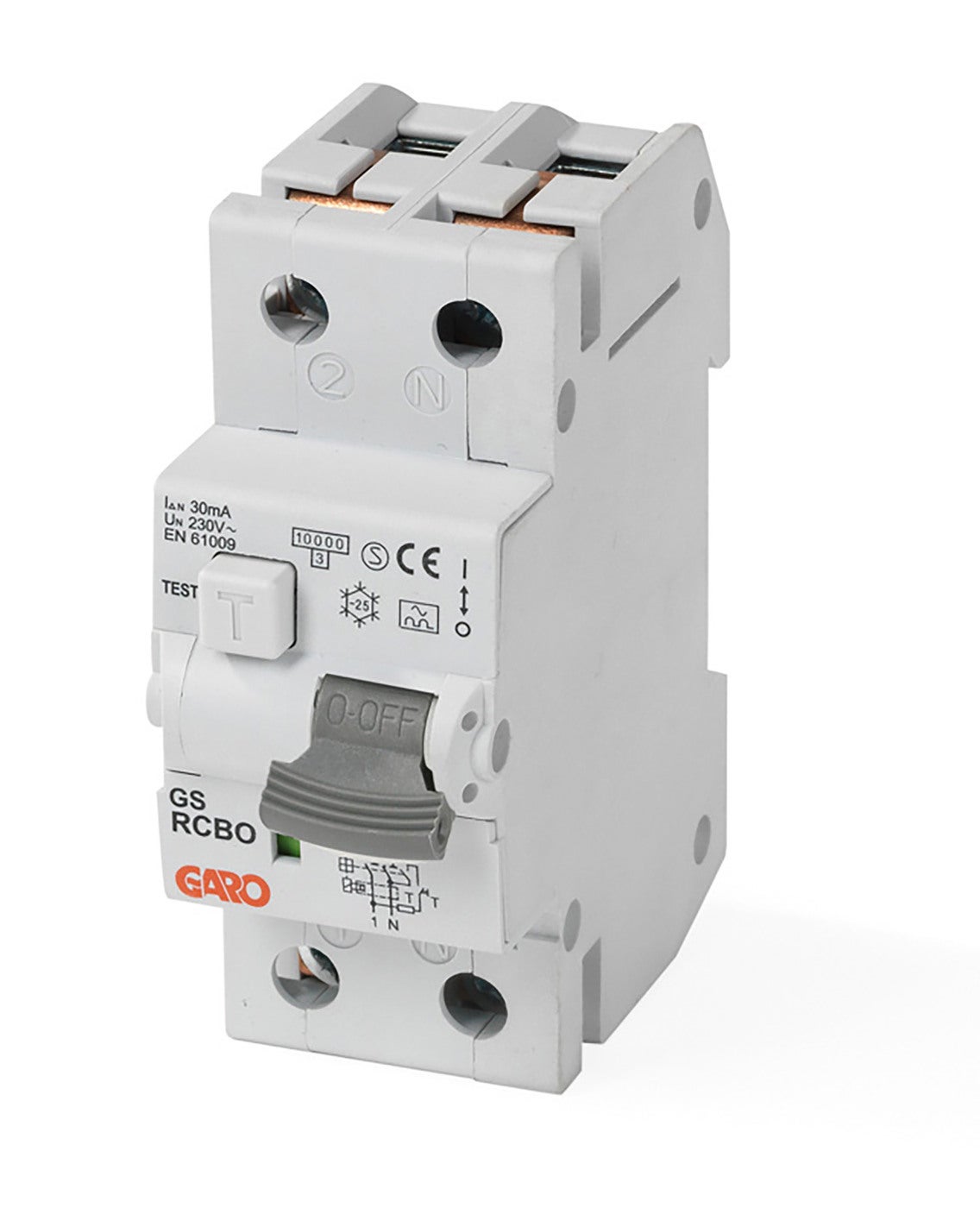 RCBO C 2P 10A 10kA
