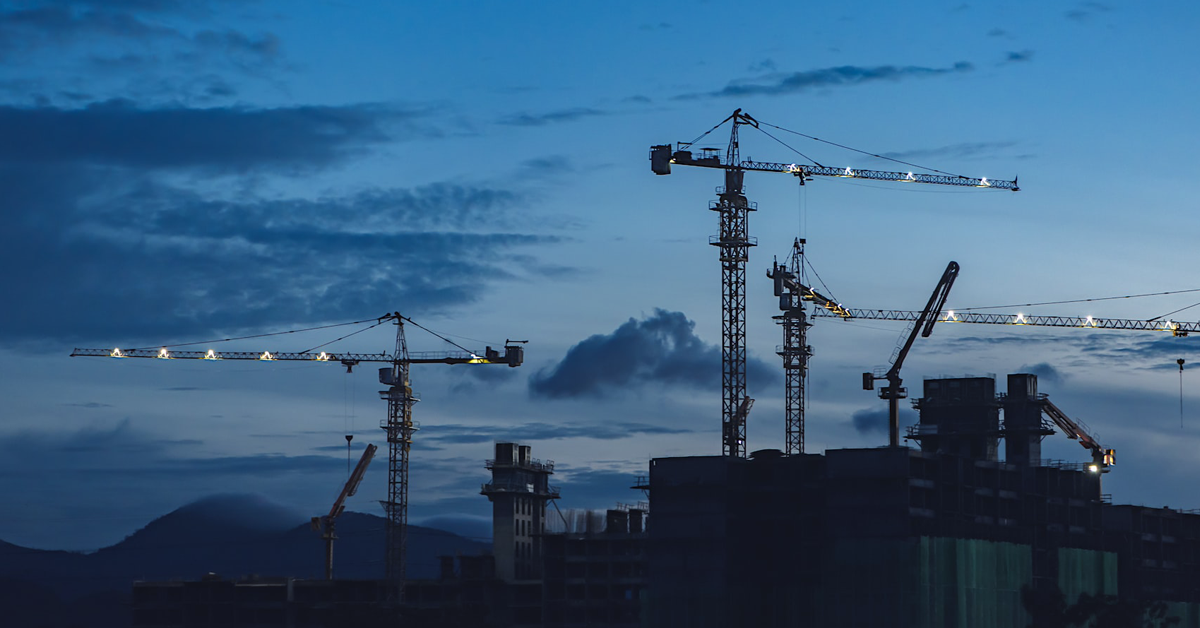 Energy efficiency in focus at construction sites. 